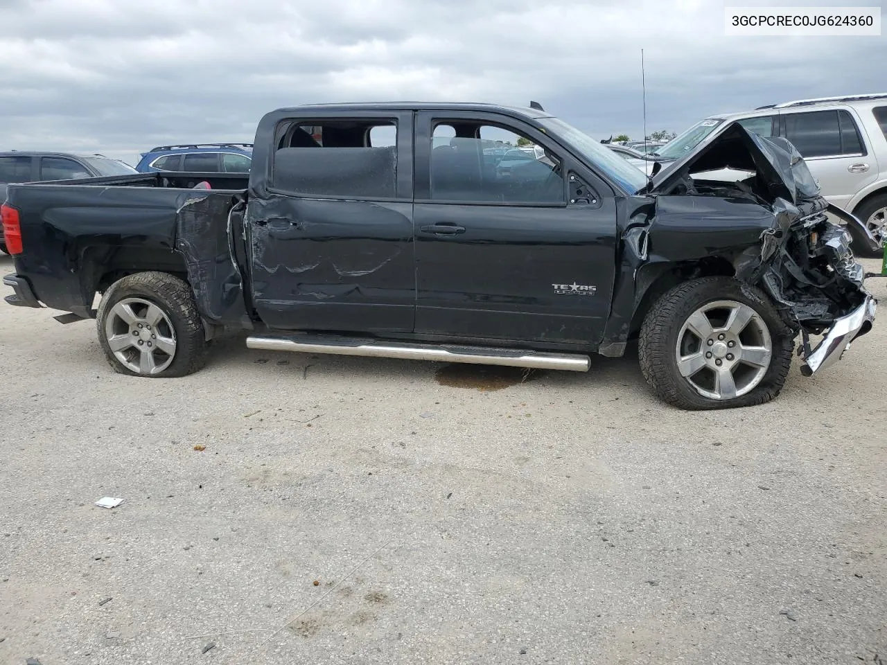 2018 Chevrolet Silverado C1500 Lt VIN: 3GCPCREC0JG624360 Lot: 70305484