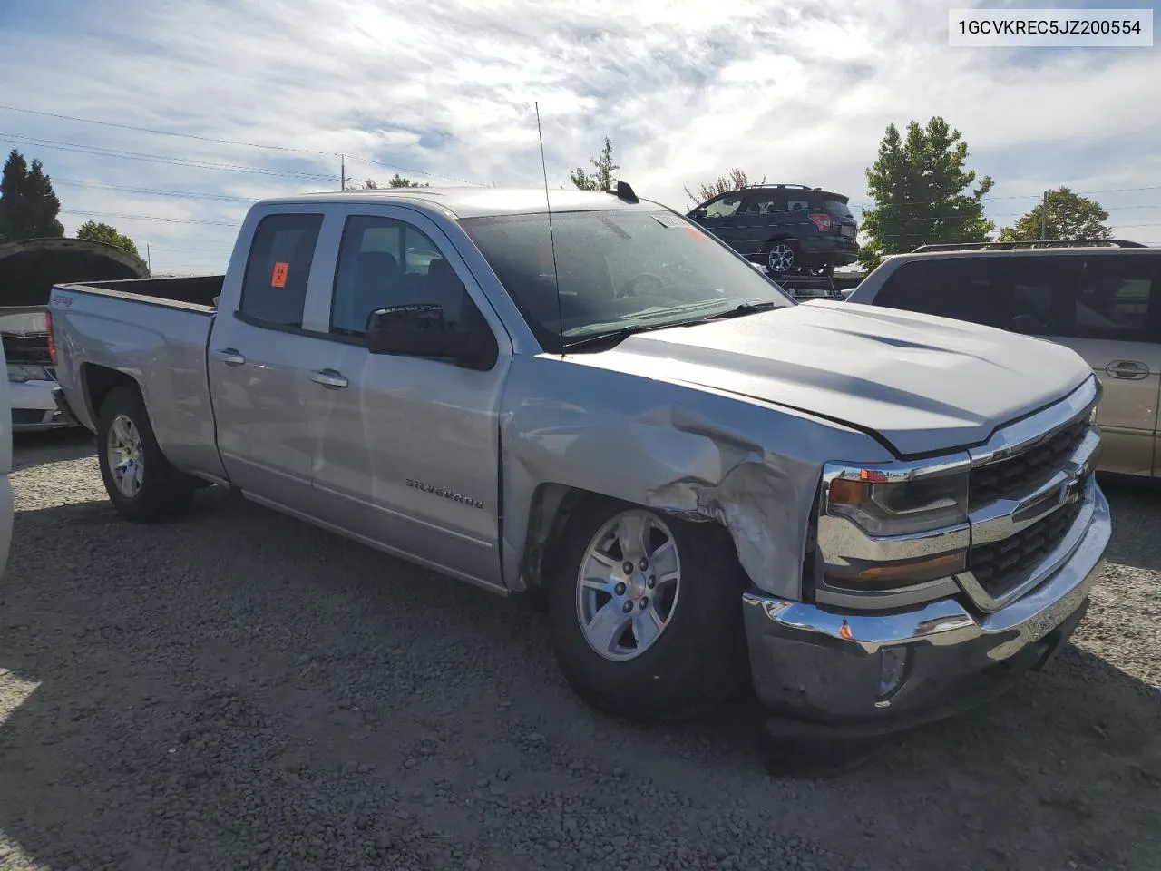 1GCVKREC5JZ200554 2018 Chevrolet Silverado K1500 Lt