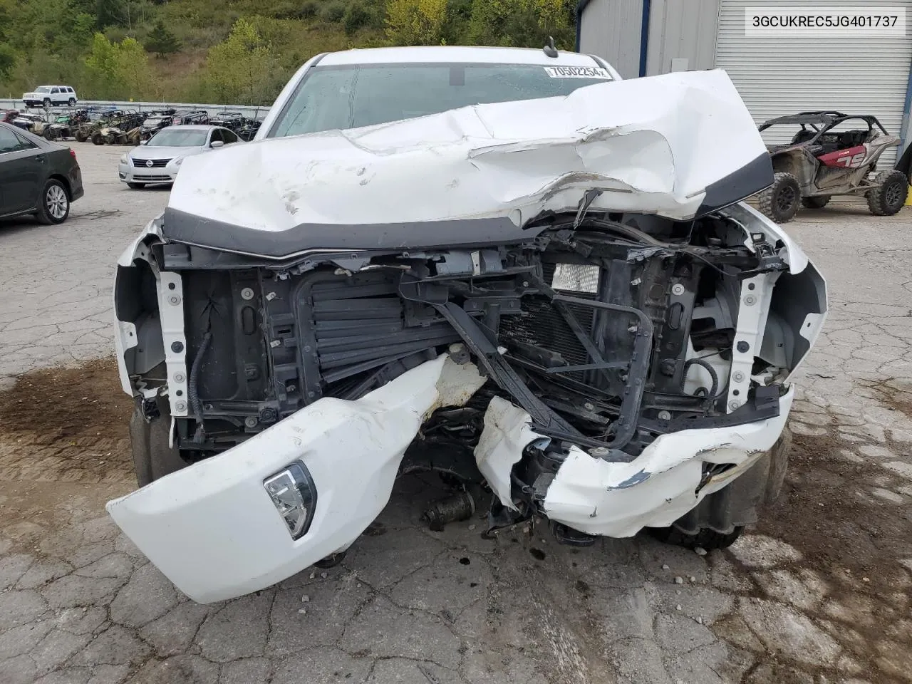 2018 Chevrolet Silverado K1500 Lt VIN: 3GCUKREC5JG401737 Lot: 70502254