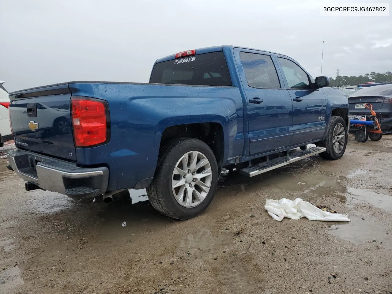 2018 Chevrolet Silverado C1500 Lt VIN: 3GCPCREC9JG467802 Lot: 70518574