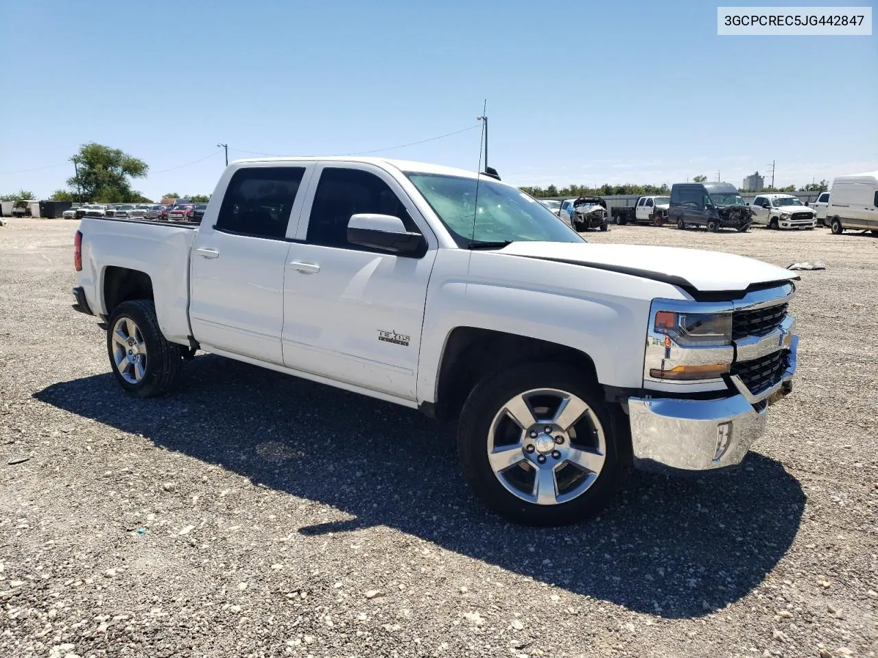 2018 Chevrolet Silverado C1500 Lt VIN: 3GCPCREC5JG442847 Lot: 70643294