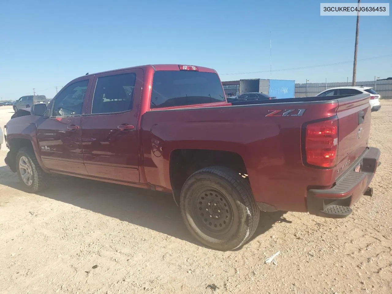 2018 Chevrolet Silverado K1500 Lt VIN: 3GCUKREC4JG636453 Lot: 70860084