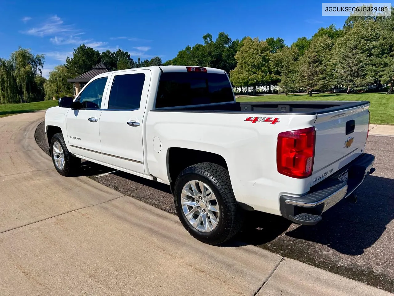 2018 Chevrolet Silverado K1500 Ltz VIN: 3GCUKSEC6JG329485 Lot: 70883904