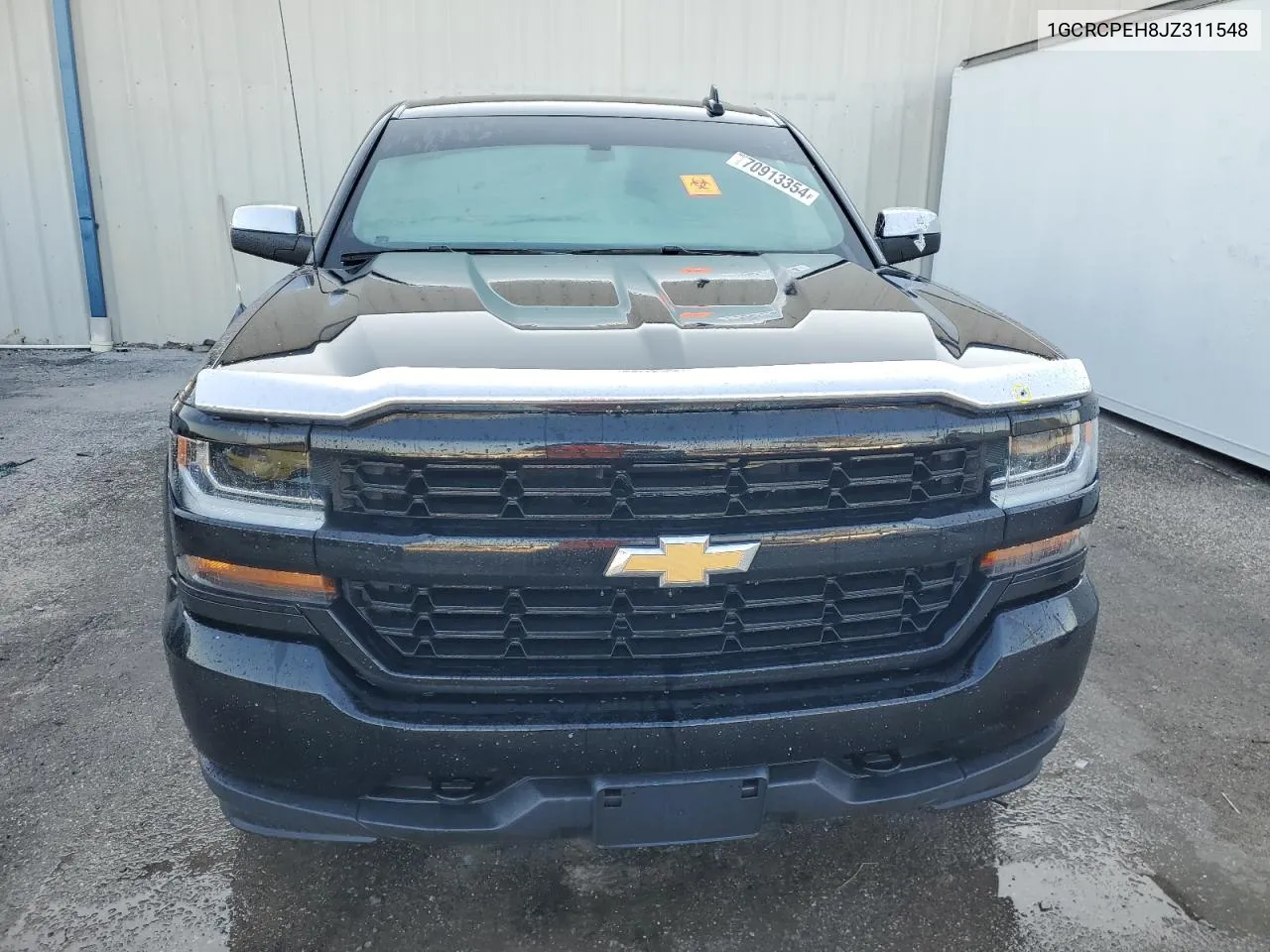 2018 Chevrolet Silverado C1500 Custom VIN: 1GCRCPEH8JZ311548 Lot: 70913354