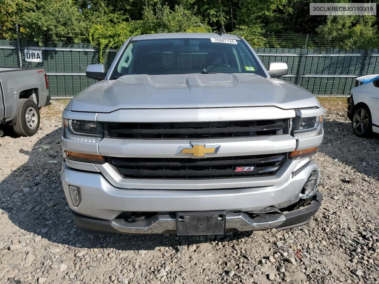 2018 Chevrolet Silverado K1500 Lt VIN: 3GCUKREC8JG193319 Lot: 70987134