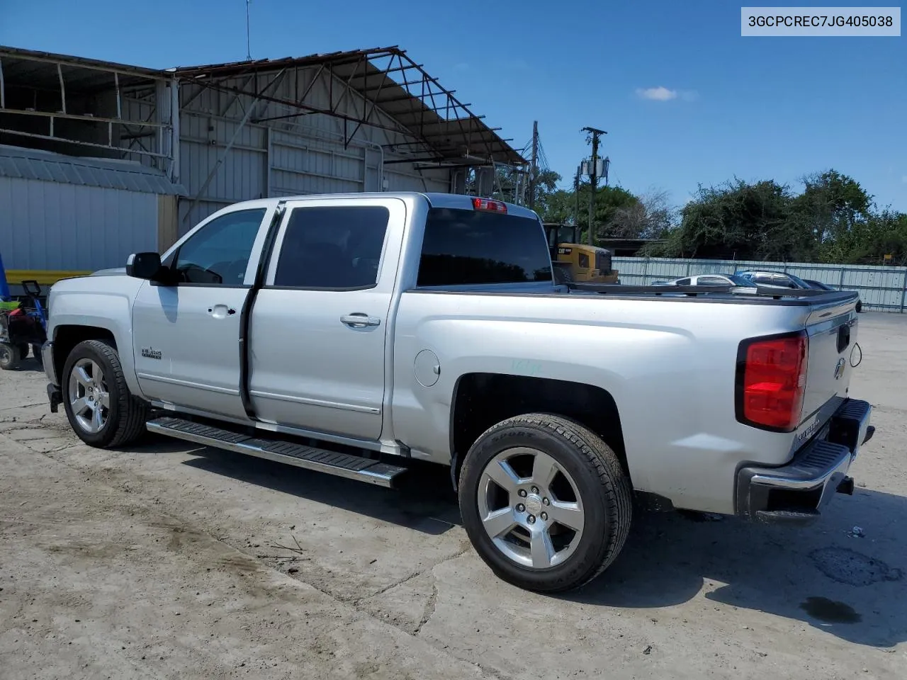 2018 Chevrolet Silverado C1500 Lt VIN: 3GCPCREC7JG405038 Lot: 71012044