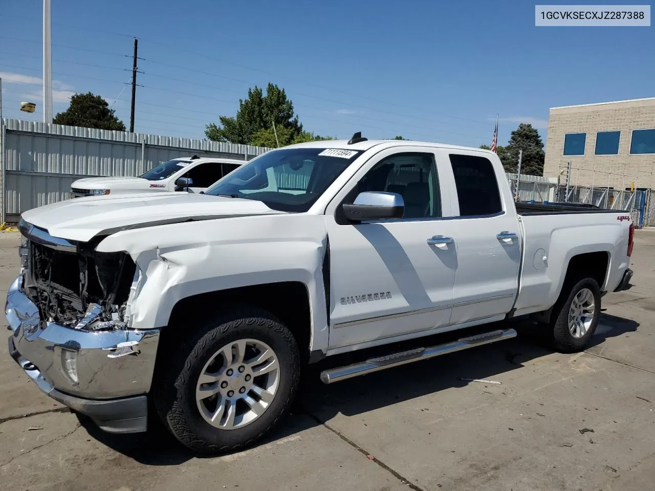 2018 Chevrolet Silverado K1500 Ltz VIN: 1GCVKSECXJZ287388 Lot: 71111594