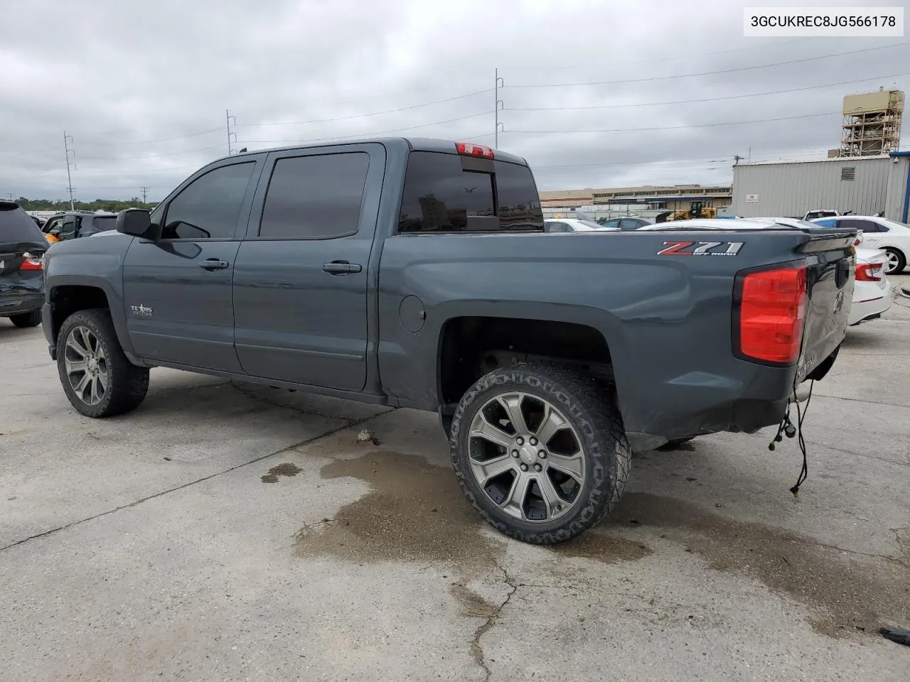 2018 Chevrolet Silverado K1500 Lt VIN: 3GCUKREC8JG566178 Lot: 71157734