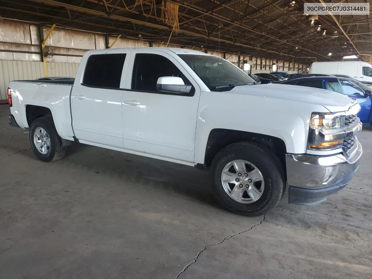 2018 Chevrolet Silverado C1500 Lt VIN: 3GCPCREC7JG314481 Lot: 71250934