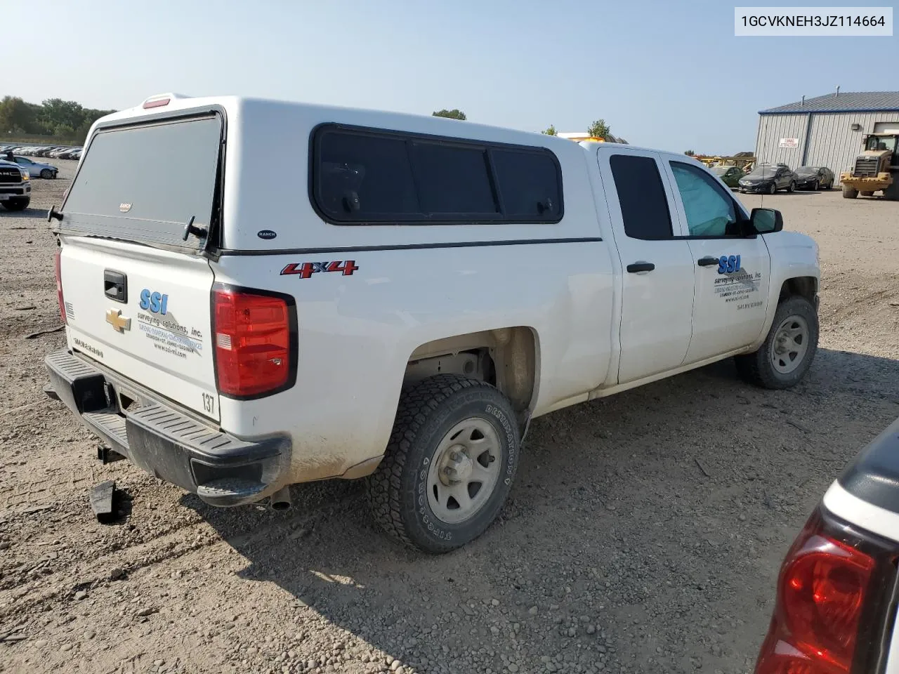 2018 Chevrolet Silverado K1500 VIN: 1GCVKNEH3JZ114664 Lot: 71252764