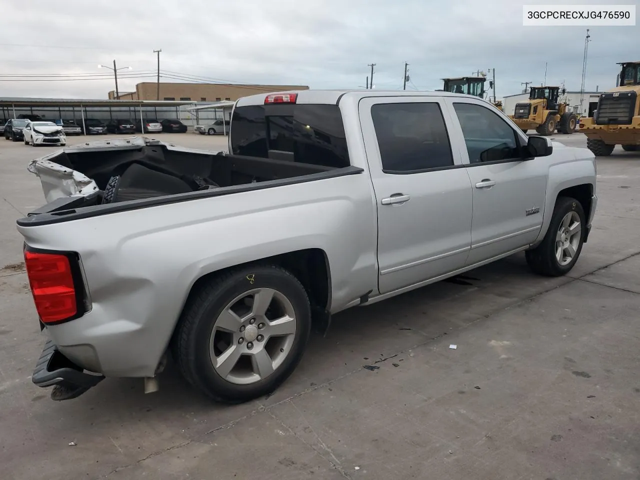 2018 Chevrolet Silverado C1500 Lt VIN: 3GCPCRECXJG476590 Lot: 71261114