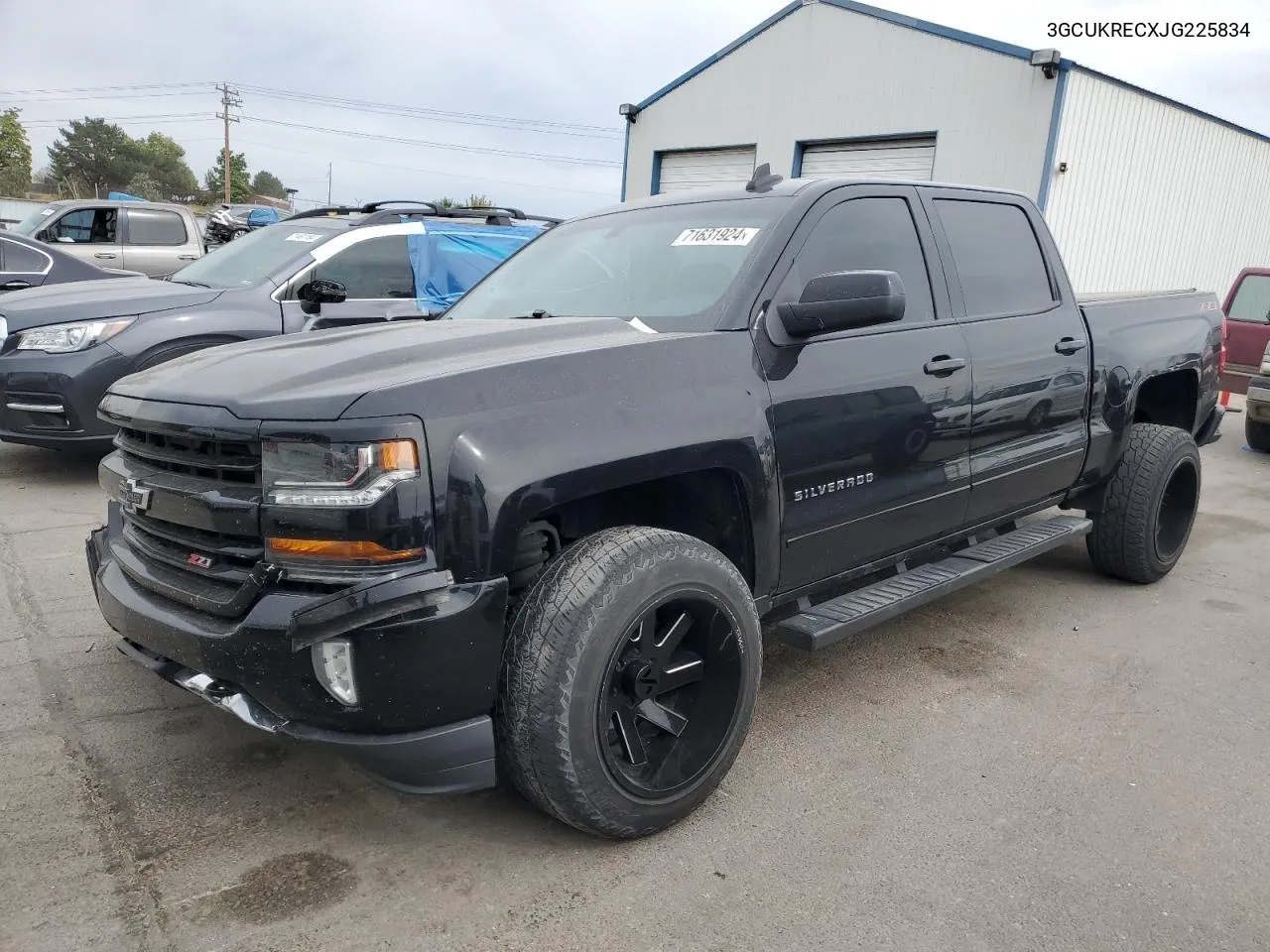 2018 Chevrolet Silverado K1500 Lt VIN: 3GCUKRECXJG225834 Lot: 71631924