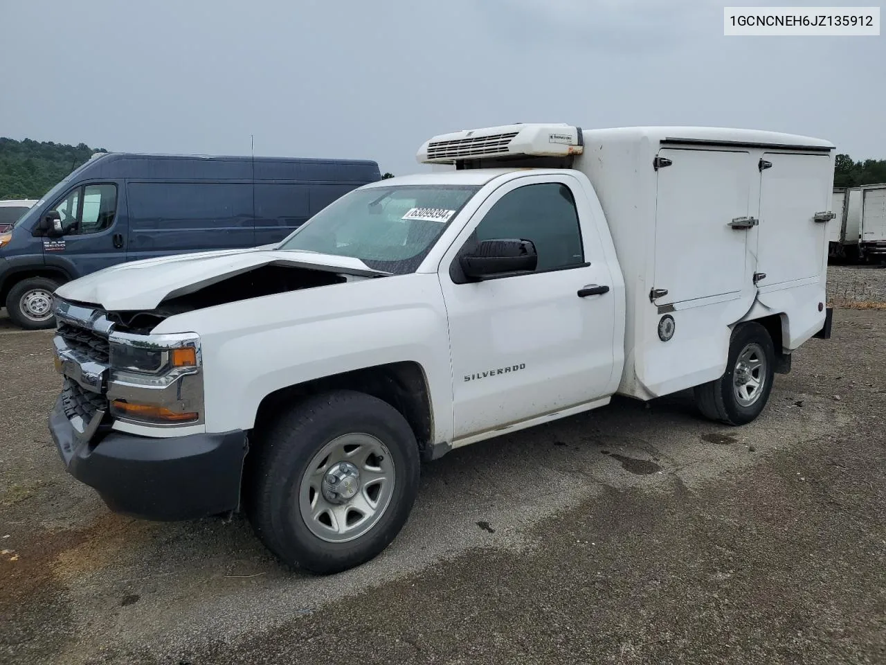 2018 Chevrolet Silverado C1500 VIN: 1GCNCNEH6JZ135912 Lot: 71686244