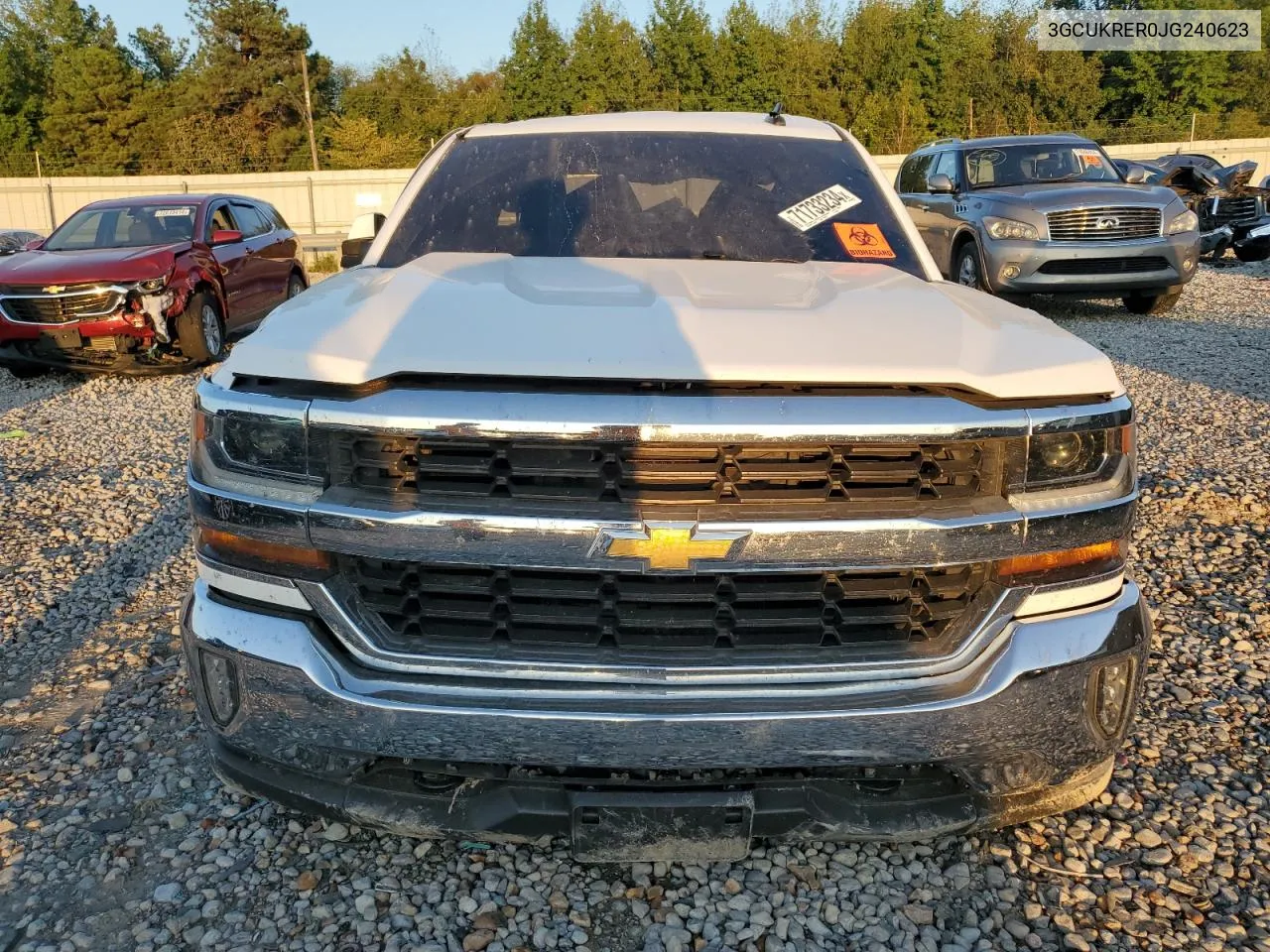 2018 Chevrolet Silverado K1500 Lt VIN: 3GCUKRER0JG240623 Lot: 71733234