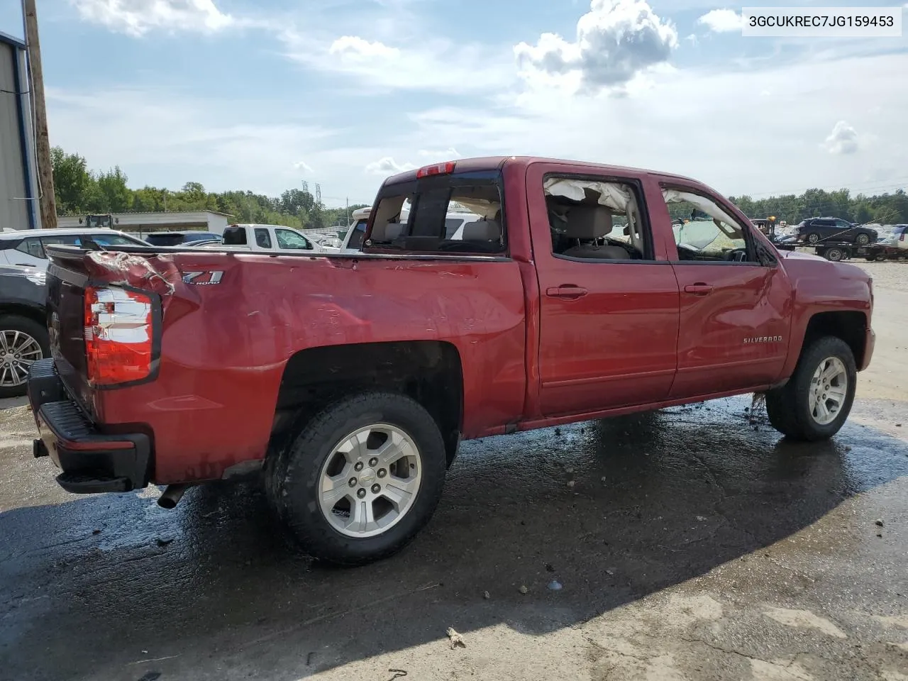 2018 Chevrolet Silverado K1500 Lt VIN: 3GCUKREC7JG159453 Lot: 71739904