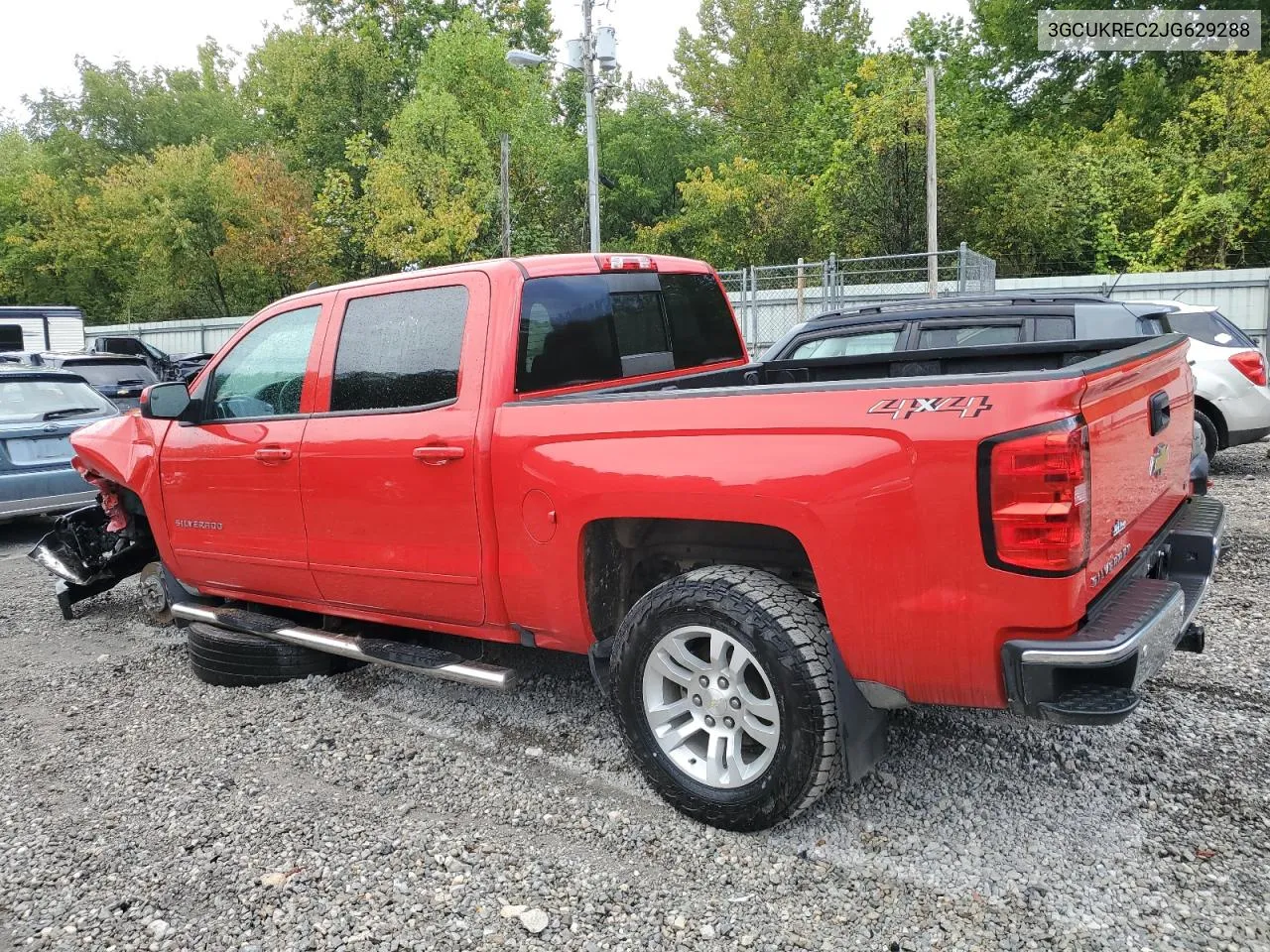 2018 Chevrolet Silverado K1500 Lt VIN: 3GCUKREC2JG629288 Lot: 71816034