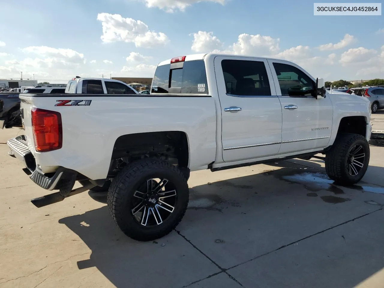 2018 Chevrolet Silverado K1500 Ltz VIN: 3GCUKSEC4JG452864 Lot: 71954864