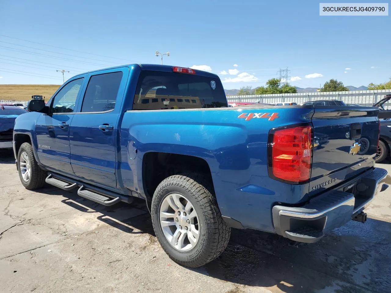 2018 Chevrolet Silverado K1500 Lt VIN: 3GCUKREC5JG409790 Lot: 71971164