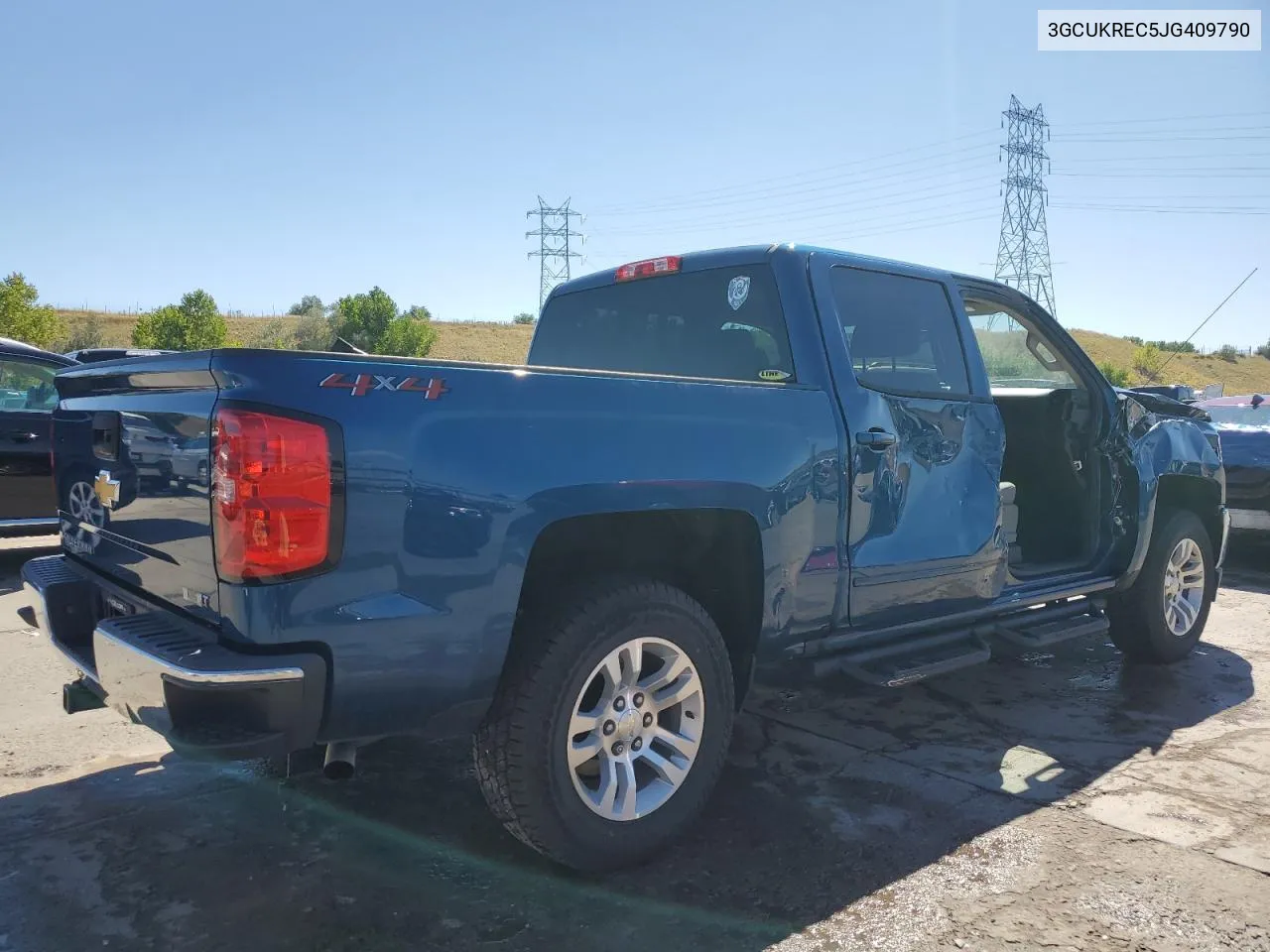 2018 Chevrolet Silverado K1500 Lt VIN: 3GCUKREC5JG409790 Lot: 71971164