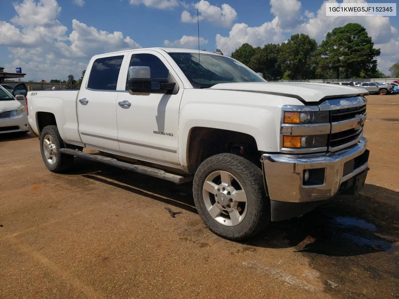 1GC1KWEG5JF152345 2018 Chevrolet Silverado K2500 Heavy Duty Ltz