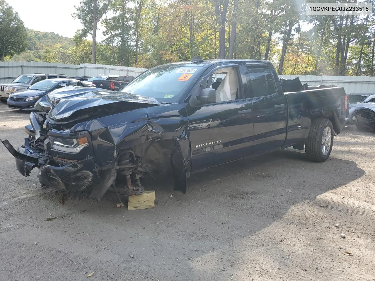 2018 Chevrolet Silverado K1500 Custom VIN: 1GCVKPEC0JZ233515 Lot: 72077624