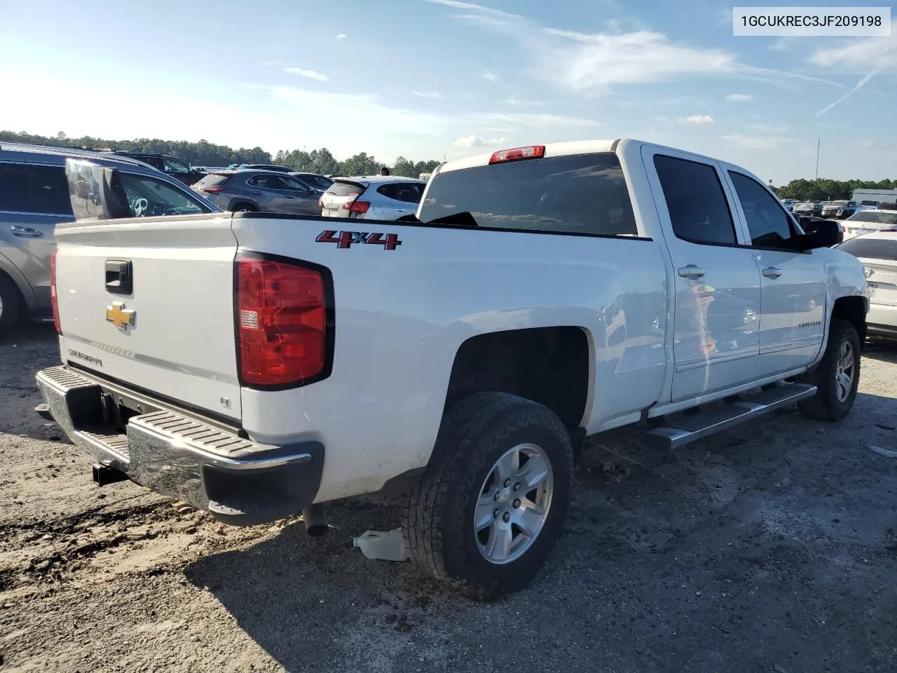 2018 Chevrolet Silverado K1500 Lt VIN: 1GCUKREC3JF209198 Lot: 72115544