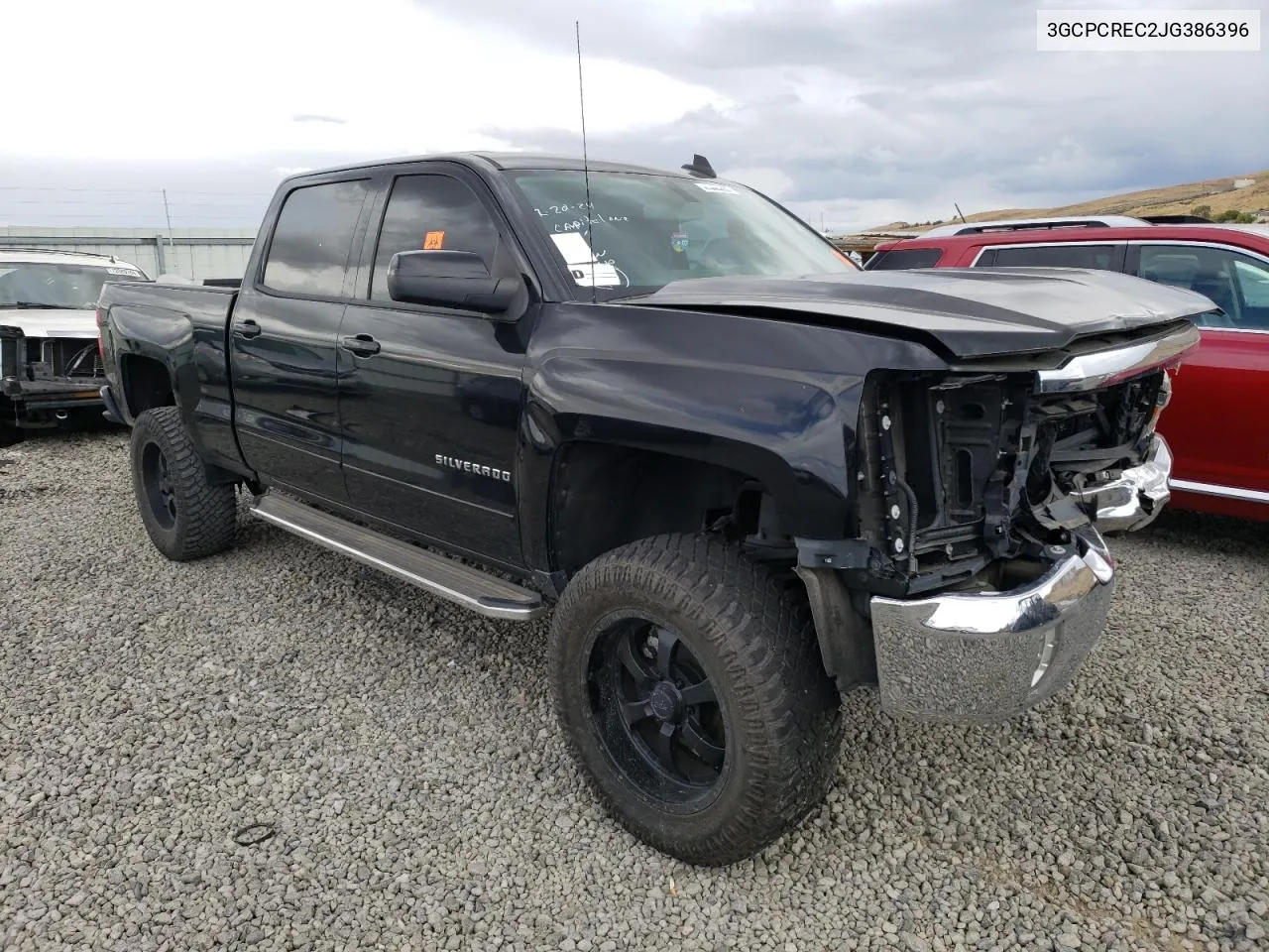 2018 Chevrolet Silverado C1500 Lt VIN: 3GCPCREC2JG386396 Lot: 72262134