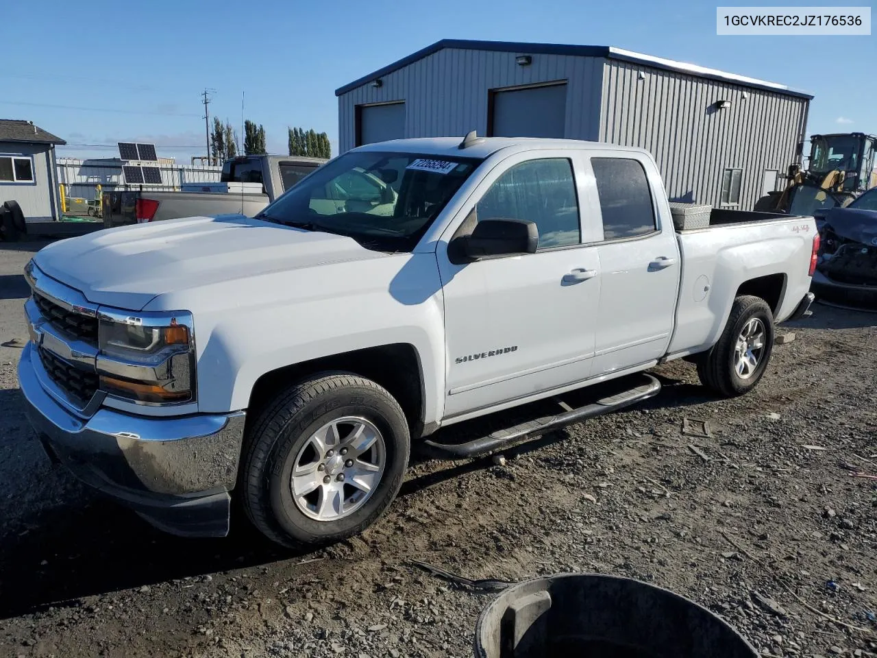 2018 Chevrolet Silverado K1500 Lt VIN: 1GCVKREC2JZ176536 Lot: 72265294