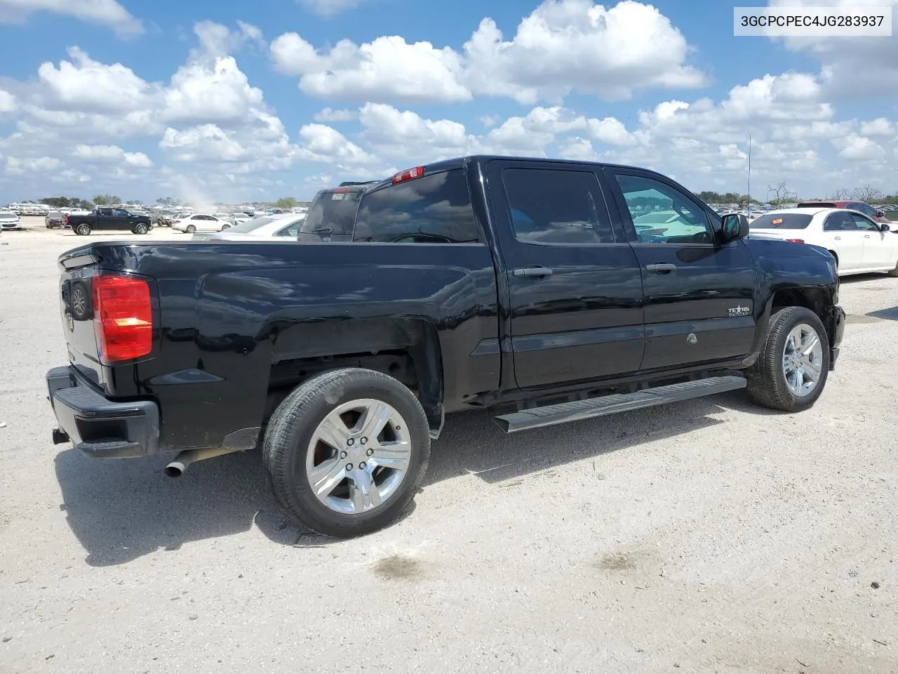 2018 Chevrolet Silverado C1500 Custom VIN: 3GCPCPEC4JG283937 Lot: 72273214