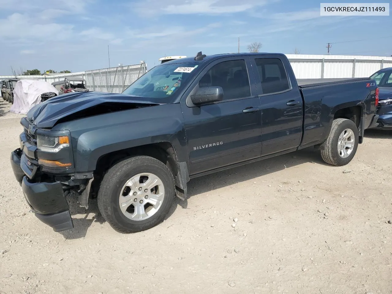 2018 Chevrolet Silverado K1500 Lt VIN: 1GCVKREC4JZ111493 Lot: 72274614