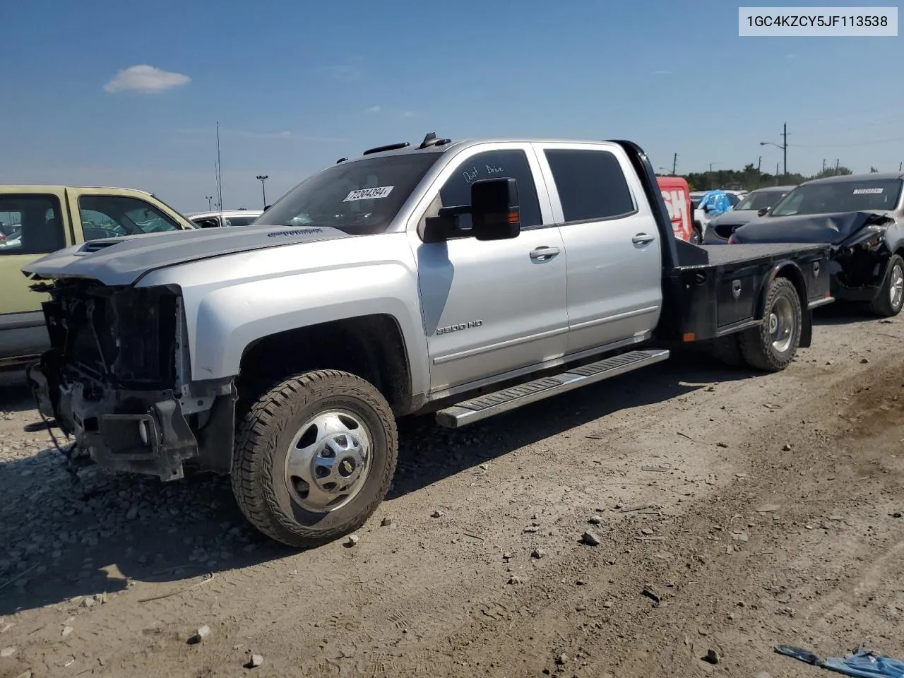 1GC4KZCY5JF113538 2018 Chevrolet Silverado K3500 Lt