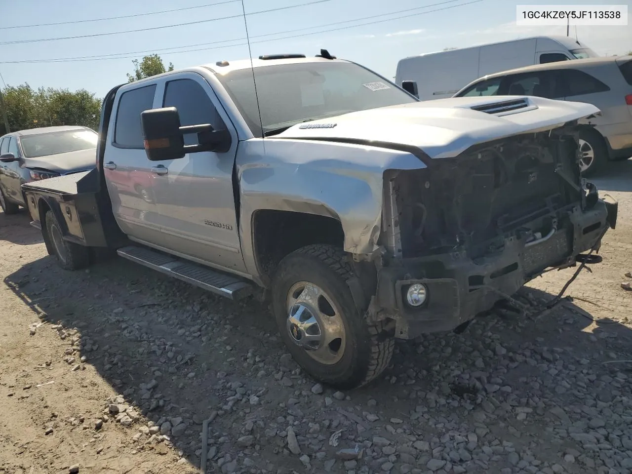 1GC4KZCY5JF113538 2018 Chevrolet Silverado K3500 Lt