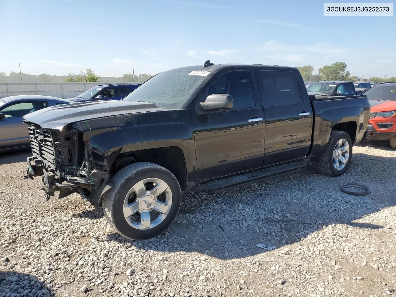 2018 Chevrolet Silverado K1500 Ltz VIN: 3GCUKSEJ3JG252573 Lot: 72317744