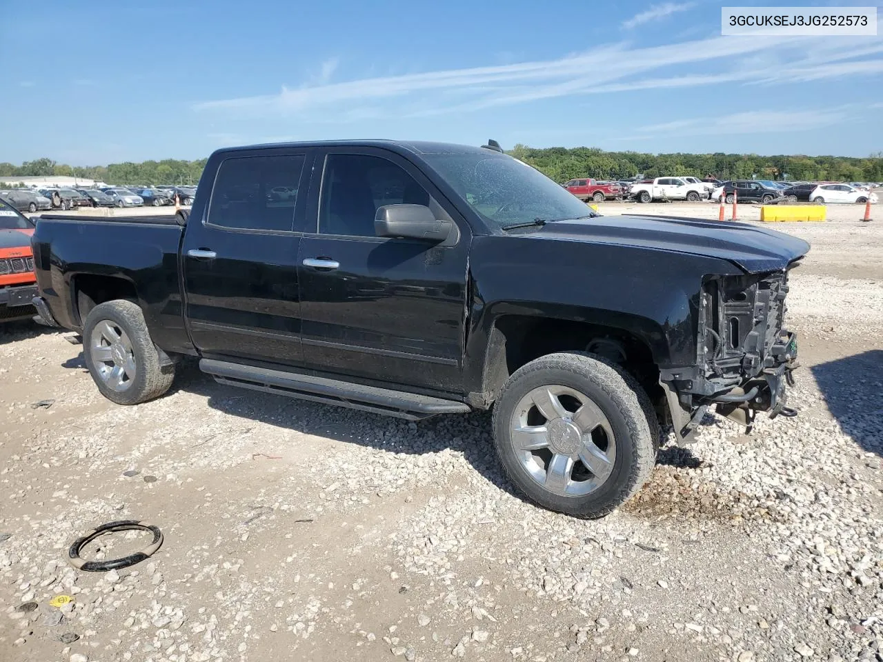 2018 Chevrolet Silverado K1500 Ltz VIN: 3GCUKSEJ3JG252573 Lot: 72317744