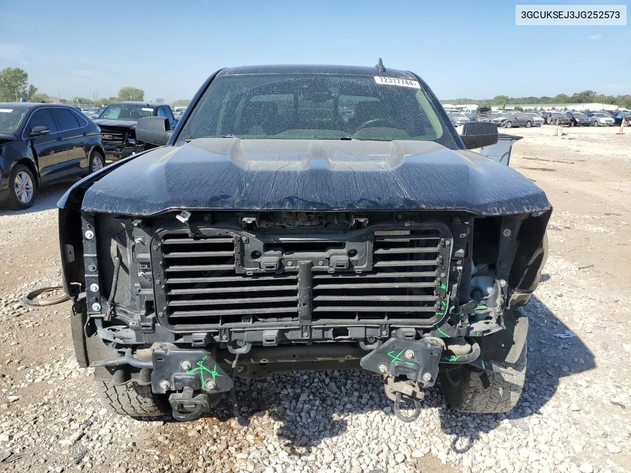 2018 Chevrolet Silverado K1500 Ltz VIN: 3GCUKSEJ3JG252573 Lot: 72317744