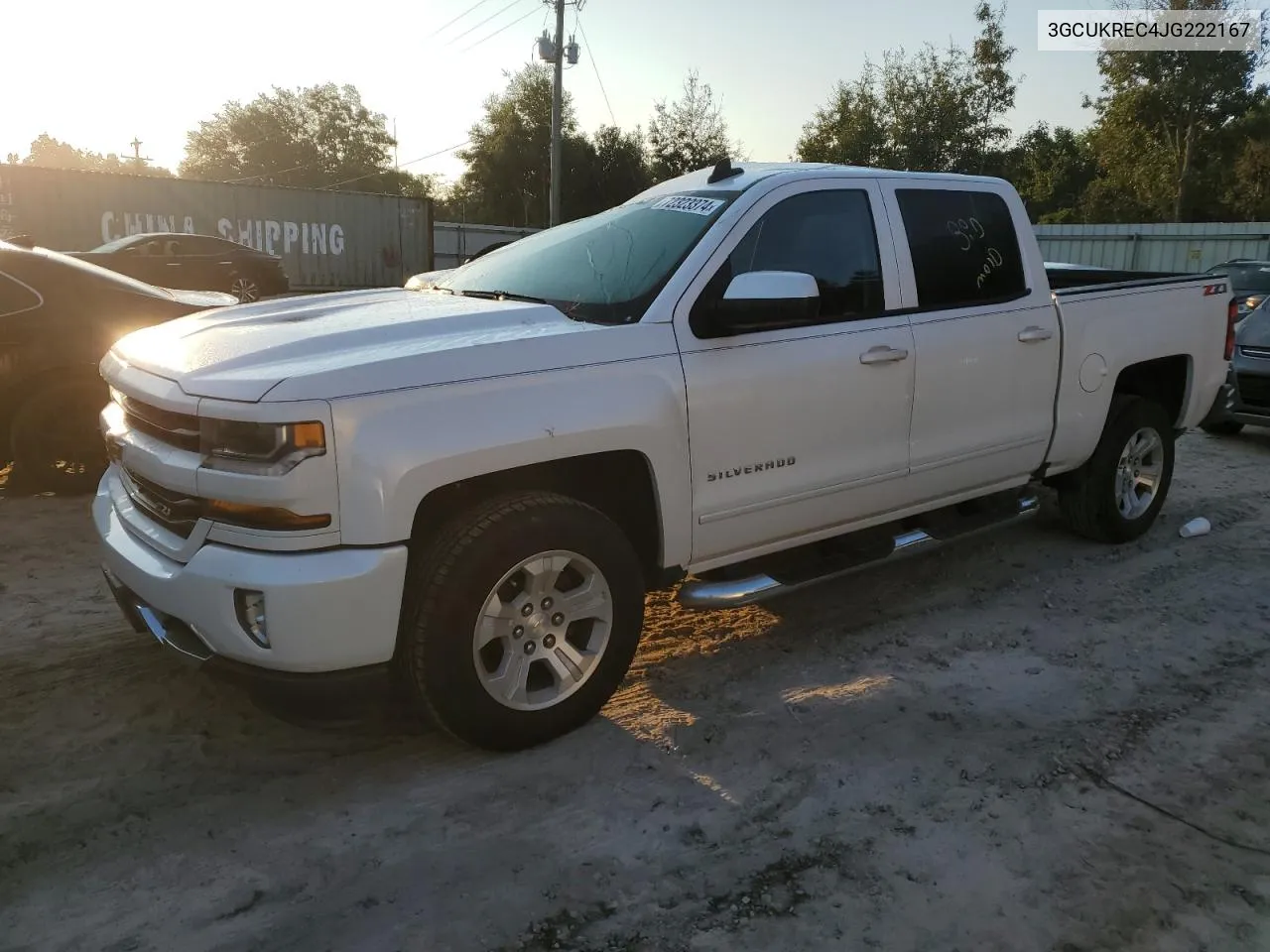 2018 Chevrolet Silverado K1500 Lt VIN: 3GCUKREC4JG222167 Lot: 72323374