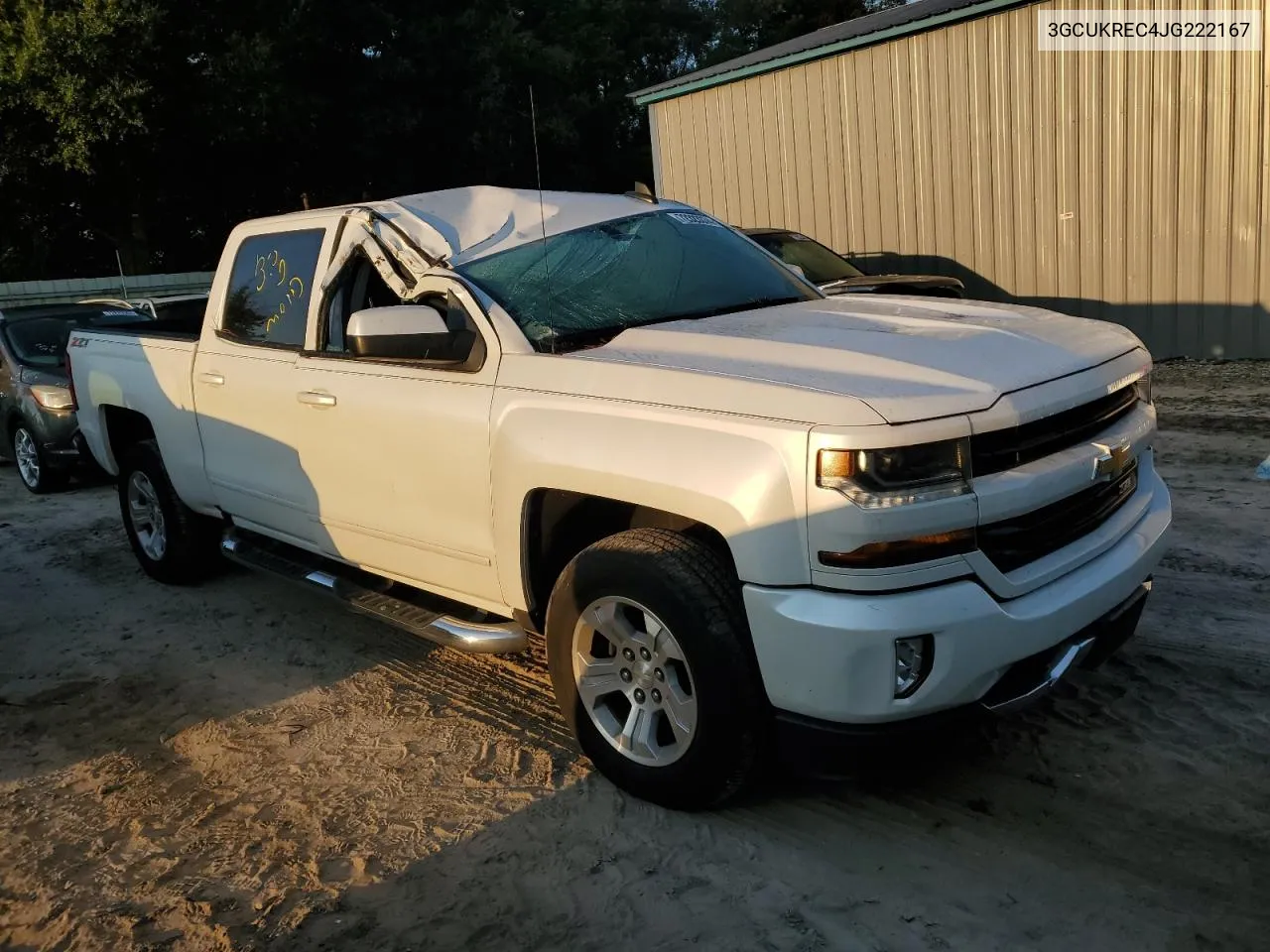 2018 Chevrolet Silverado K1500 Lt VIN: 3GCUKREC4JG222167 Lot: 72323374