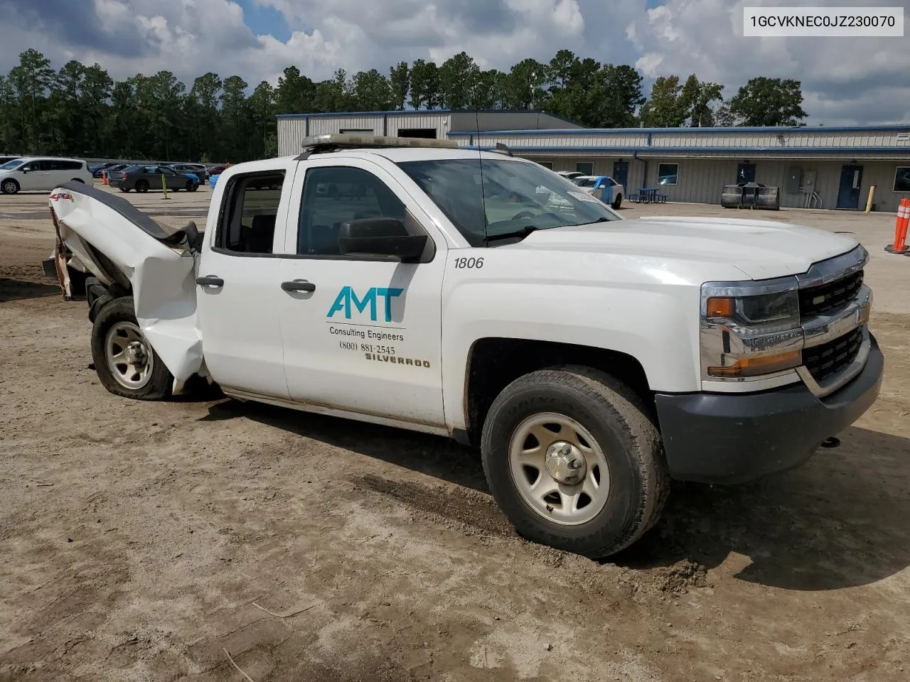 2018 Chevrolet Silverado K1500 VIN: 1GCVKNEC0JZ230070 Lot: 72335624