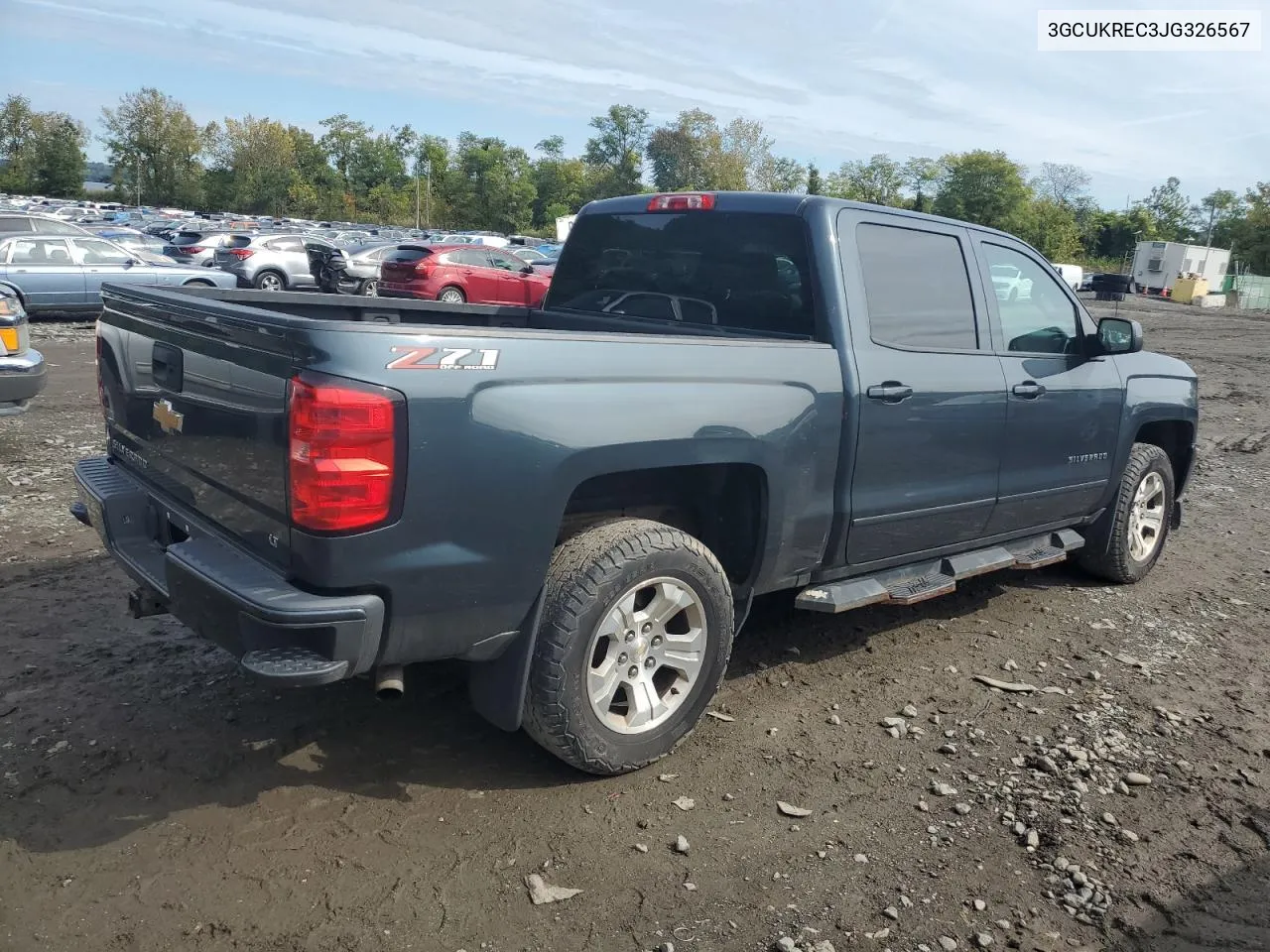 2018 Chevrolet Silverado K1500 Lt VIN: 3GCUKREC3JG326567 Lot: 72495044