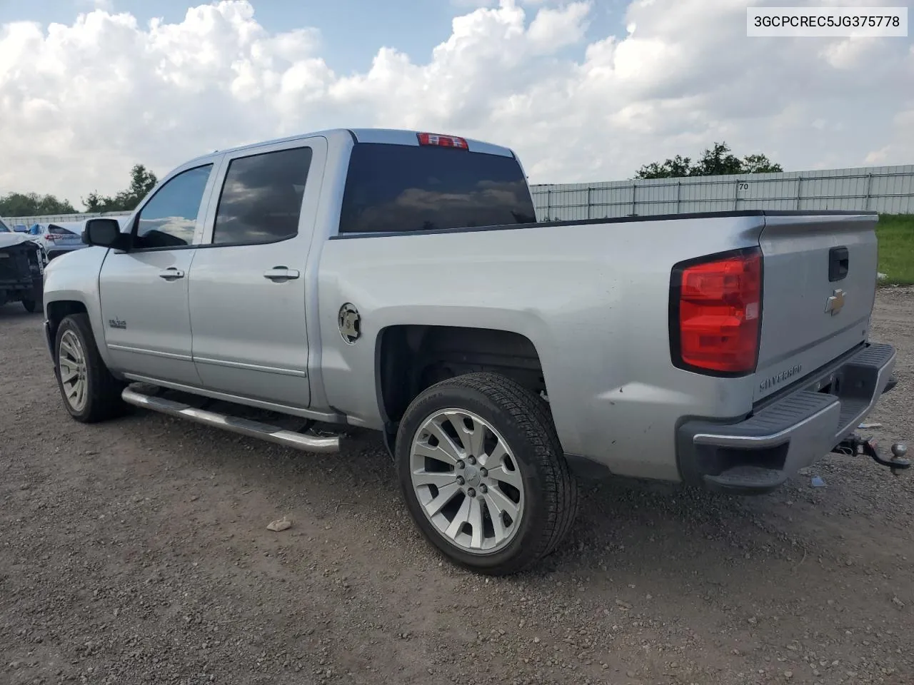 2018 Chevrolet Silverado C1500 Lt VIN: 3GCPCREC5JG375778 Lot: 72532784