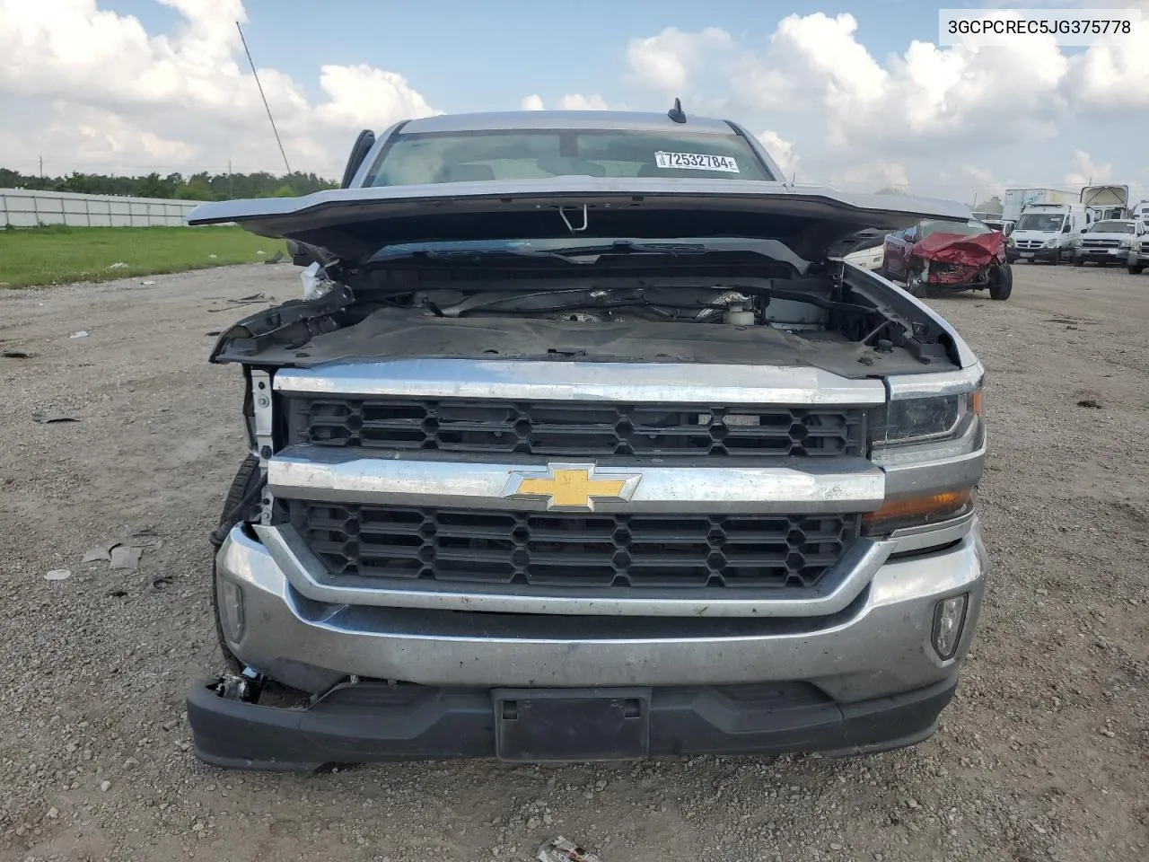 2018 Chevrolet Silverado C1500 Lt VIN: 3GCPCREC5JG375778 Lot: 72532784