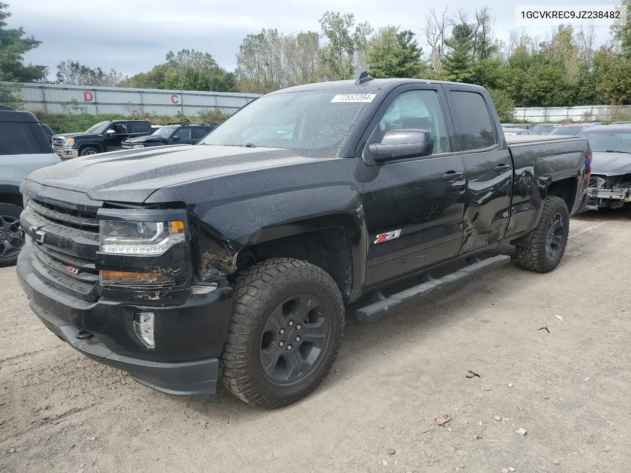 2018 Chevrolet Silverado K1500 Lt VIN: 1GCVKREC9JZ238482 Lot: 72552394