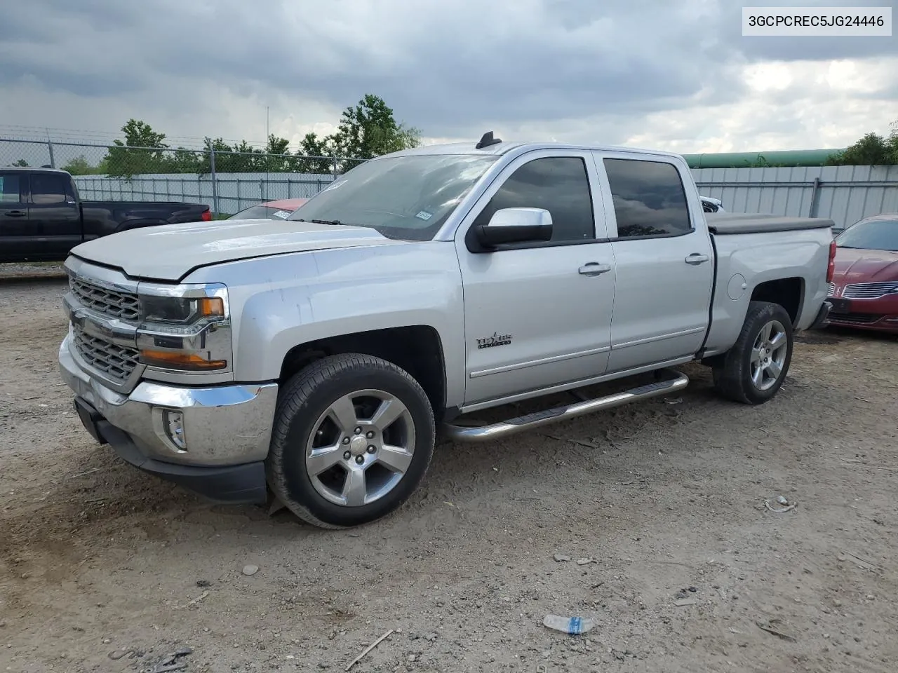 2018 Chevrolet Silverado C1500 Lt VIN: 3GCPCREC5JG24446 Lot: 72723894