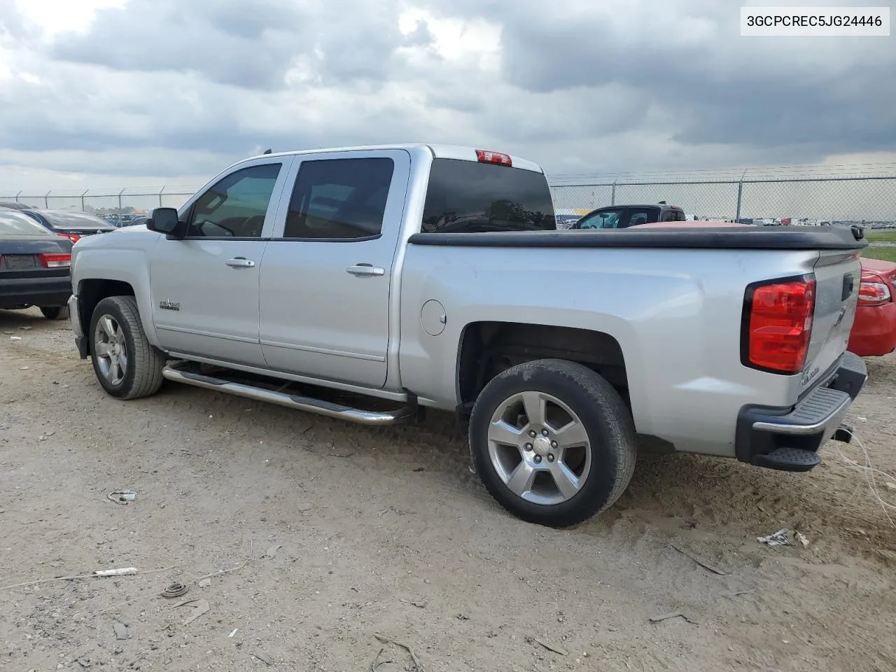 2018 Chevrolet Silverado C1500 Lt VIN: 3GCPCREC5JG24446 Lot: 72723894