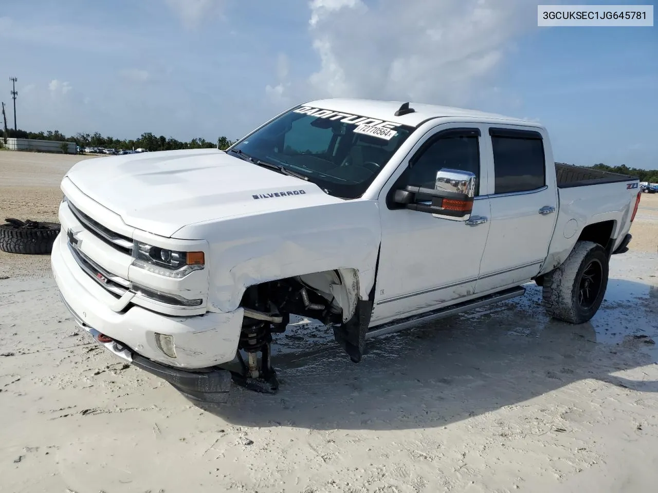 2018 Chevrolet Silverado K1500 Ltz VIN: 3GCUKSEC1JG645781 Lot: 72770564