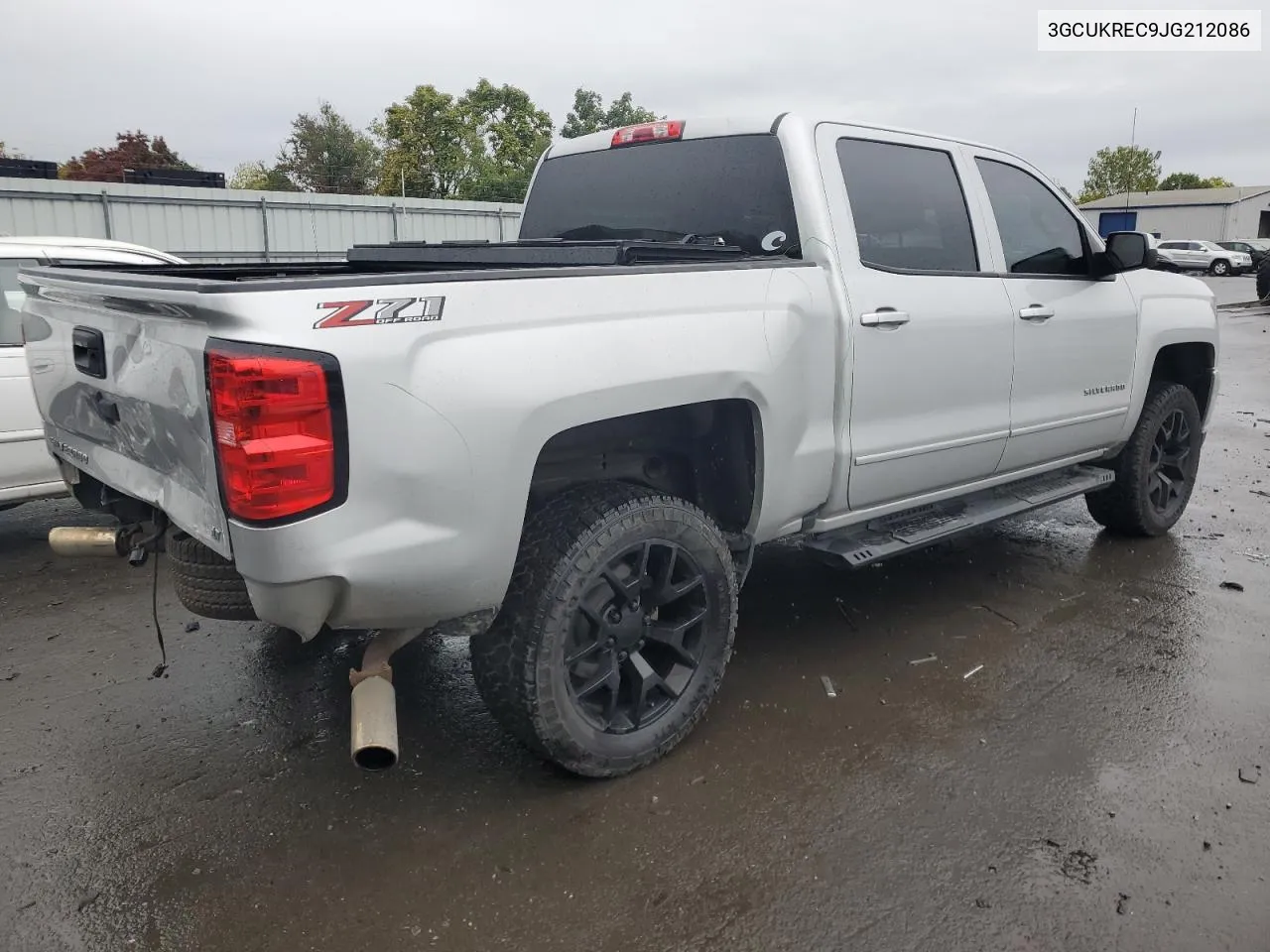 2018 Chevrolet Silverado K1500 Lt VIN: 3GCUKREC9JG212086 Lot: 72798664