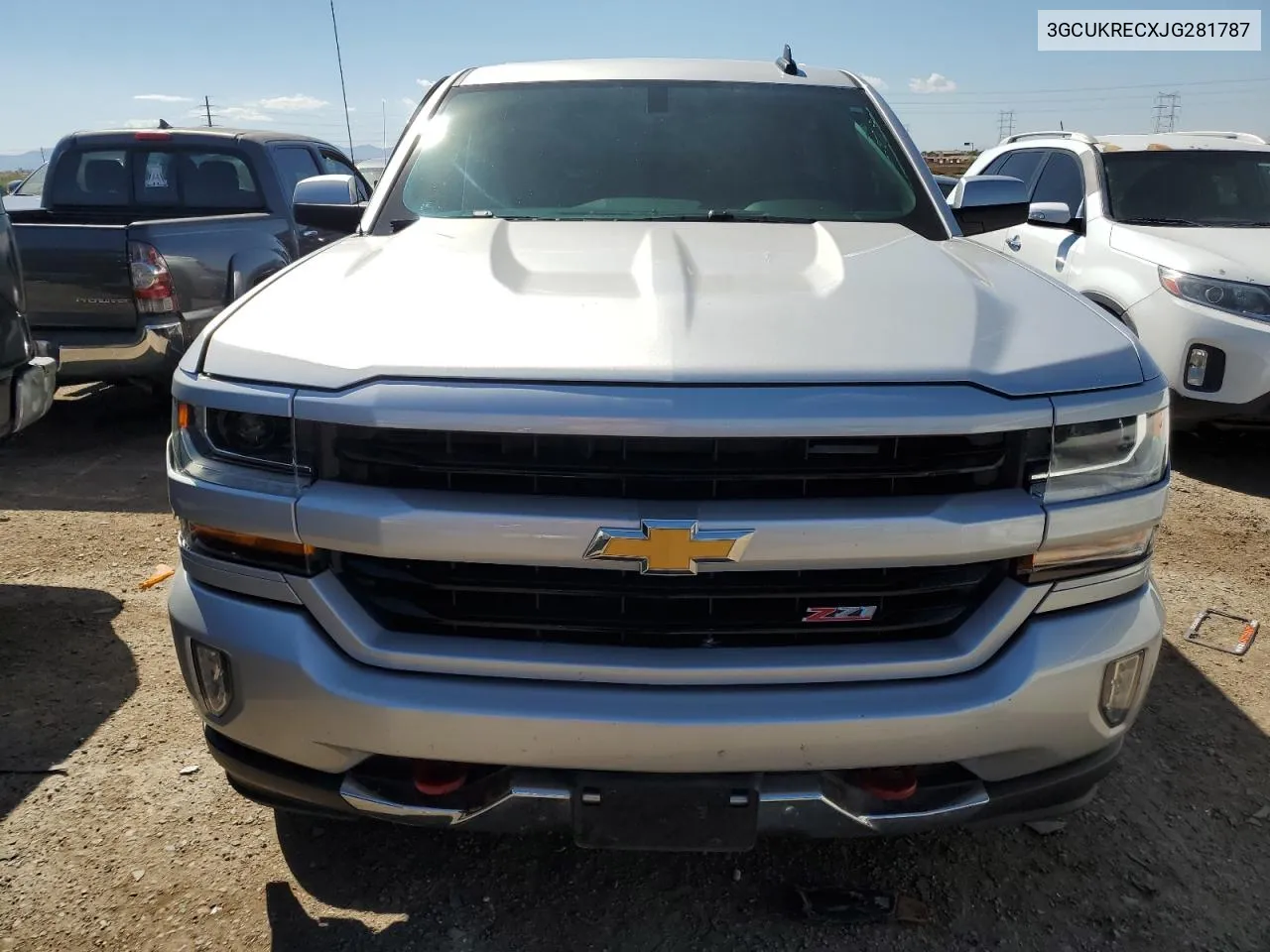 2018 Chevrolet Silverado K1500 Lt VIN: 3GCUKRECXJG281787 Lot: 72825244