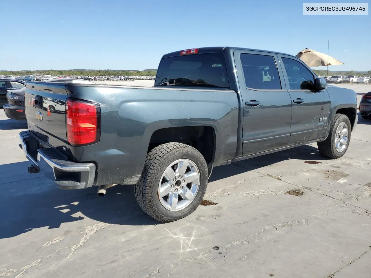 2018 Chevrolet Silverado C1500 Lt VIN: 3GCPCREC3JG496745 Lot: 72905894