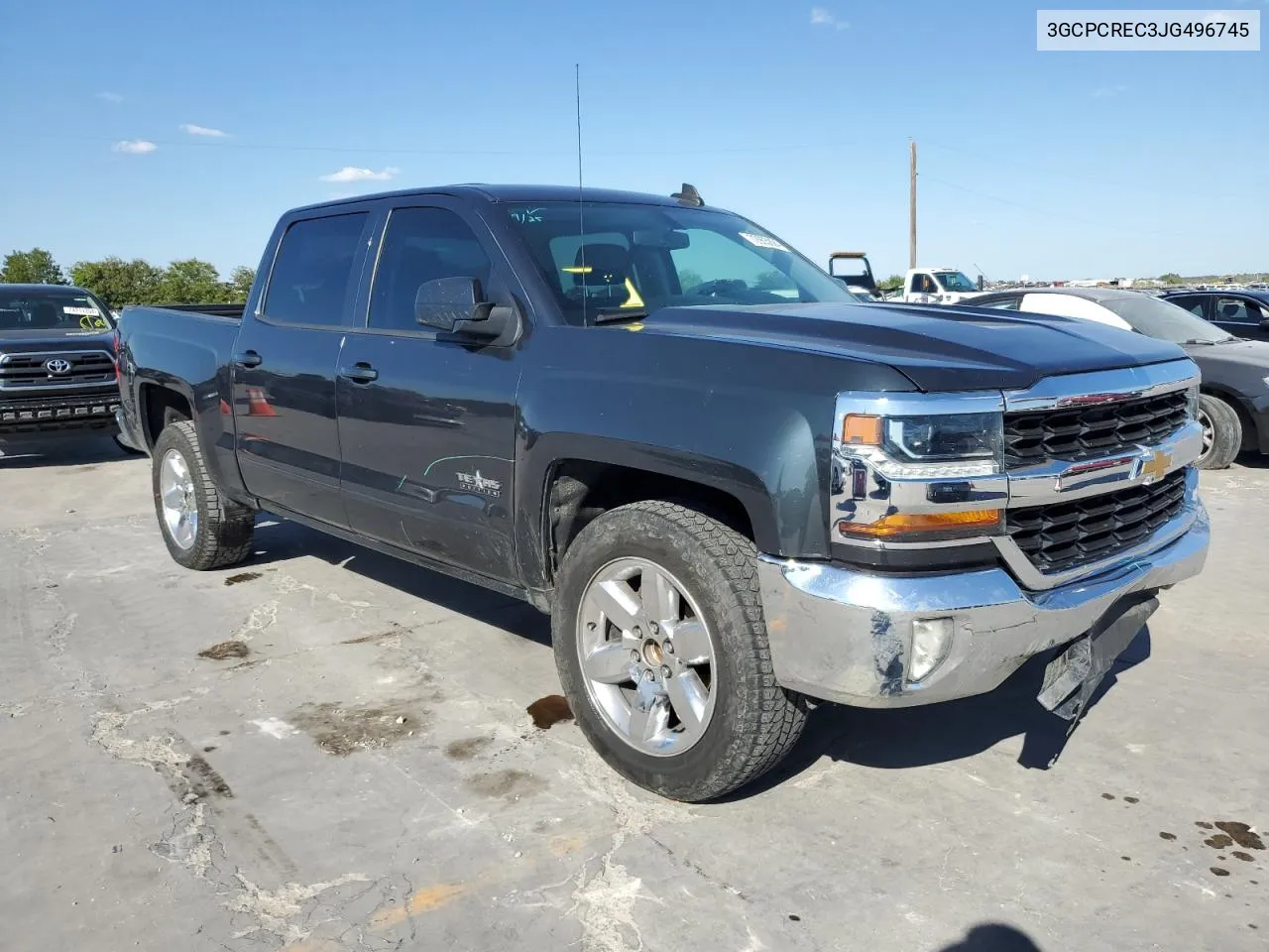 2018 Chevrolet Silverado C1500 Lt VIN: 3GCPCREC3JG496745 Lot: 72905894