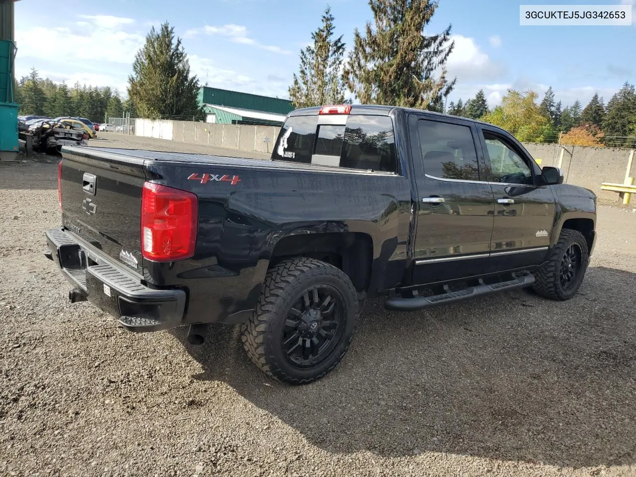 2018 Chevrolet Silverado K1500 High Country VIN: 3GCUKTEJ5JG342653 Lot: 72945524